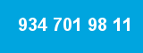 934 701 98 11